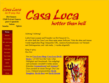 Tablet Screenshot of casa-loca.de